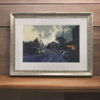 Original Oil Painting Streetscape 'balmain' Signed By Herman Pekel (australian 1956 ) 12 14