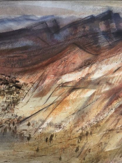 “Untitled Mountain Range” Watercolour Painting Kenneth Jack AM MBE RWS (Australian 1924-2006) 5