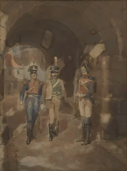 Original Watercolour “The Garrison Gate” by Thomas MacKay (England 1851-1909) 1