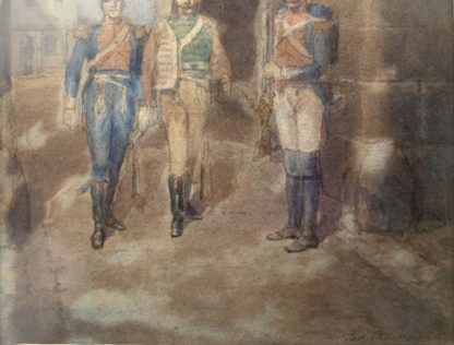 Original Watercolour “The Garrison Gate” by Thomas MacKay (England 1851-1909) 6