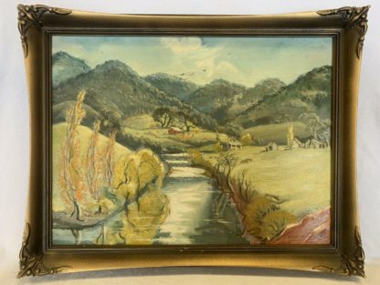 A Landscape Scene By Norma C. Bull (Australian 1906 - 1980) 2