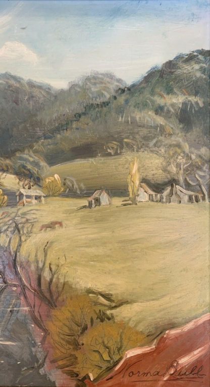 A Landscape Scene By Norma C. Bull (Australian 1906 - 1980) 4