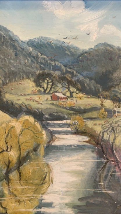 A Landscape Scene By Norma C. Bull (Australian 1906 - 1980) 5