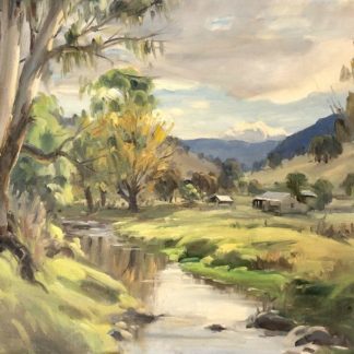 Ambrose Sylvester Griffin (Aust 1912-1980) “Chinaman’s Creek” Oil Painting 1