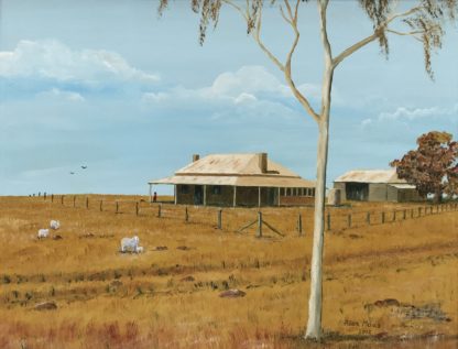 “Mallee Summer" Maryborough VIC Oil Painting By By Alan Maas