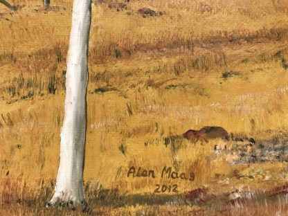 “Mallee Summer" Maryborough VIC Oil Painting By By Alan Maas 5