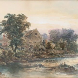 Original Watercolour Painting “Cothesham Mill Durham” Malcolm Crouse (British 19th20th Century) 1