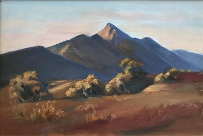 “Mount Aleck Sth Aust” Oil Painting By Antona Valentins Ozolins