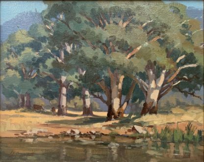 “Cattle Grazing Amongst the Gums” By John Duncan Firth (1936-2017) 1