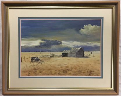 “Storm Clouds Bourke NSW” George Phillips (Australian) 2