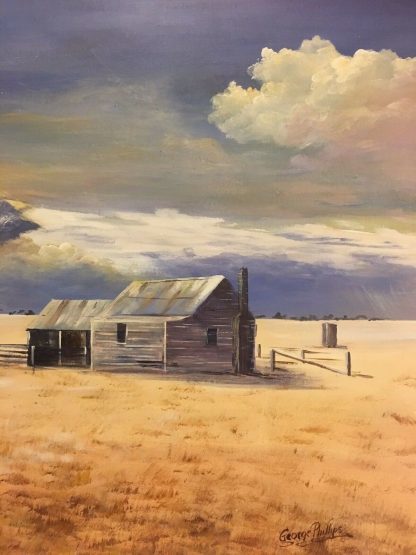 “Storm Clouds Bourke NSW” George Phillips (Australian) 6