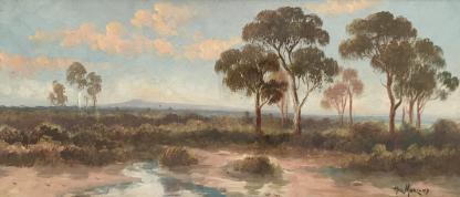 “Mallee Country” Oil Painting By Hal Morland