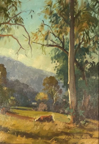 “Gums Near Launching Place Vic” John Duncan Firth (EnglandAustralian 1936-2017) 12