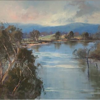 “River Scene” Untitled By Wykeham Perry (Australia 1936-) 1