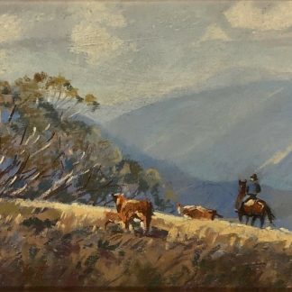 “Untitled High-Country Muster” John Duncan Firth (EnglandAustralian 1936-2017) 1