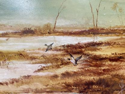 “Nesting Grounds” Oil Painting By William Hunter JNR (Australian 1919-2007) 6