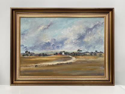 “Country Homestead” Untitled Oil Painting By John Simpson 2