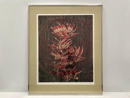 Sir Sidney Robert Nolan Flower Study Colour Screenprint 3