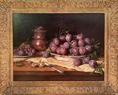 Blood plums and grapes 3