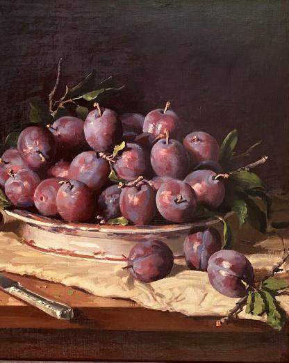 Blood plums and grapes 6