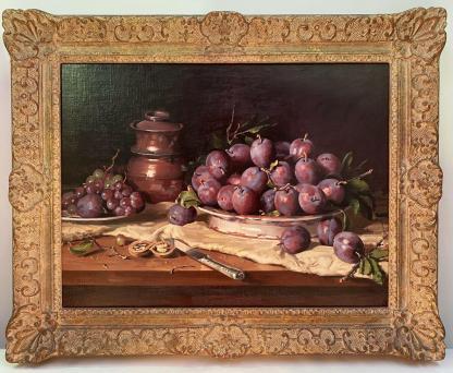 Blood plums and grapes 7