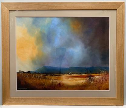 “Evening Colours, Macedon Ranges” Original Artwork Oil on Board Jennifer White (Australia) 3