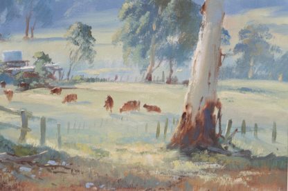 “Winter Morning” Don Valley Oil On Canvas Frank Mutsaers (Australian 1920-2005) 4