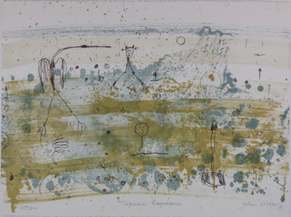 “Tropical Rainshower” Limited Edition 182/300 Signed and Titled JOHN OLSEN AO OBE (Australian 1928-) 1