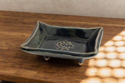 Hand Made Pin Dish Decorated With Decorated With Our Stonewash Blue Glaze - Image 2