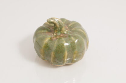 Hand Made Slab Built Small Pottery Pumpkin Decorated With Our Aussie Bush Glaze 1