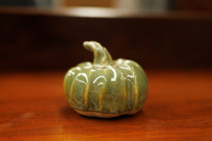 Hand Made Slab Built Small Pottery Pumpkin Decorated With Our Aussie Bush Glaze 5