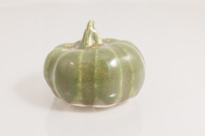 Hand Made Slab Built Small Pottery Pumpkin Decorated With Our Aussie Bush Glaze Type 2 2