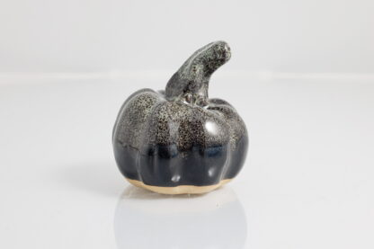 Hand Made Small Halloween Style Pumpkin Decorated With Our Black Hole Glaze 5