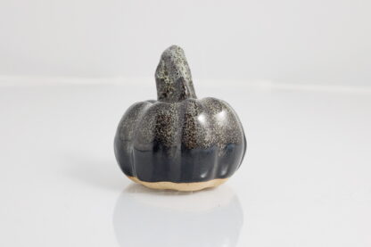 Hand Made Small Halloween Style Pumpkin Decorated With Our Black Hole Glaze 6