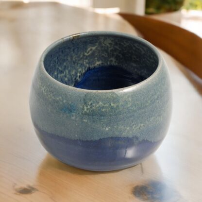 Hand Made Wheel Throw Small Occasional Bowl Decorated In Our Midnight Forest Glaze By Tmc Pottery 221