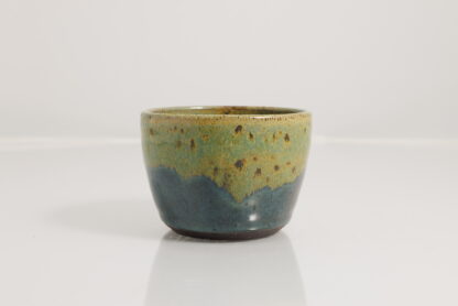 Hand Made Wheel Throw Bowl Decorated In Our Green and Blue Base Glaze 3