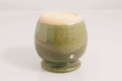 Hand Made Wheel Thrown Vase Decorated In Aussie Bush Glaze On Buff Clay 7