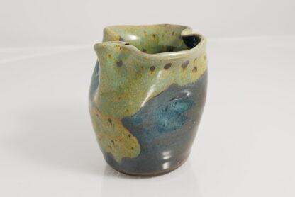 Hand Made Manipulated Wheel Throw Art Vase Decorated In Our specialty Glaze 4