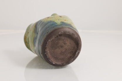 Hand Made Manipulated Wheel Throw Art Vase Decorated In Our specialty Glaze10