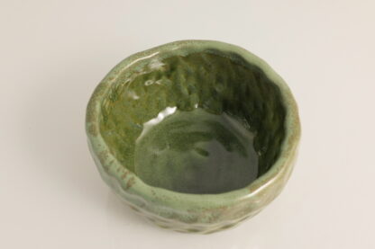 Hand Made Medium Pinch Bowl Decorated In Our Aussie Bush Glaze On Black Clay 5