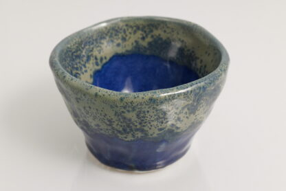 Hand Made Pottery Pinch Pot Decorated In Our Midnight Forest Glaze 1