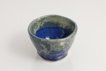 Hand Made Pottery Pinch Pot Decorated In Our Midnight Forest Glaze 2