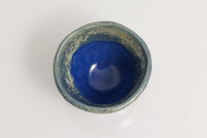 Hand Made Pottery Pinch Pot Decorated In Our Midnight Forest Glaze 5