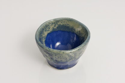 Hand Made Pottery Pinch Pot Decorated In Our Midnight Forest Glaze 6