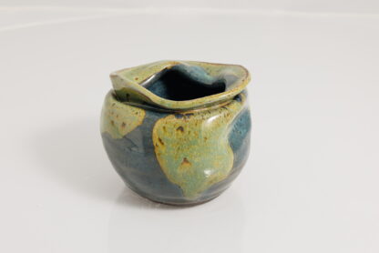 Hand Made Wheel Throw Art Vase Decorated In Our specialty Glaze 1