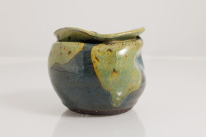 Hand Made Wheel Throw Art Vase Decorated In Our specialty Glaze 6