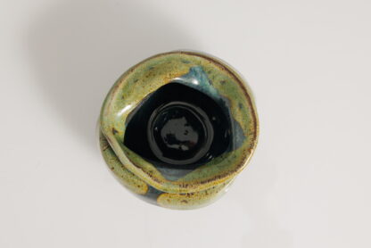 Hand Made Wheel Throw Art Vase Decorated In Our specialty Glaze 8