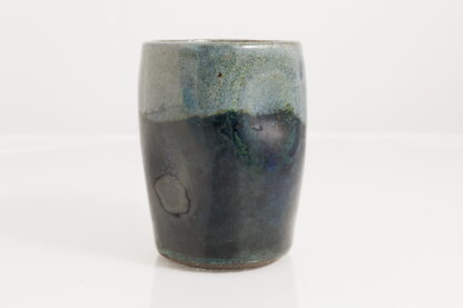 Hand Made Wheel Thrown Black Clay Vase Decorated In Our Midnight Bush Glaze 1