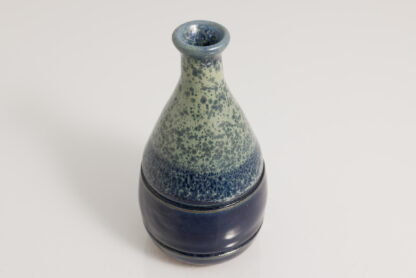 Hand Made Wheel Thrown Bottle Vase Decorated In Our Aussie Kelp Glaze On Mahogany Clay 1