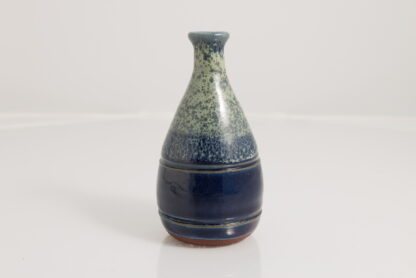 Hand Made Wheel Thrown Bottle Vase Decorated In Our Aussie Kelp Glaze On Mahogany Clay 3